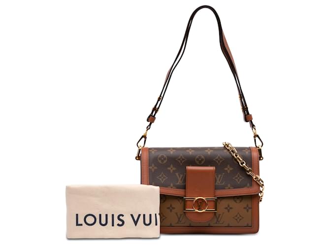 Louis Vuitton Marrone Monogram Reverse Dauphine MM - vista 7