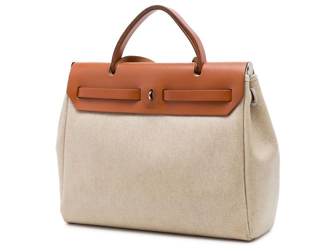 Hermès Beige Toile Herbag PM - vista 2