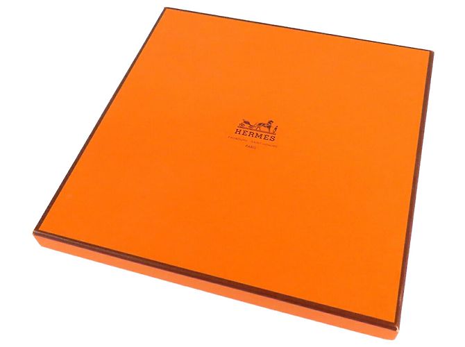 Lenço de seda Hermès White Au Bord Leau 90 Branco Cru - vista 8
