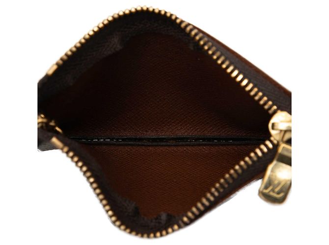 Pochette Clés Monogram marrón Louis Vuitton Castaño - vista 4