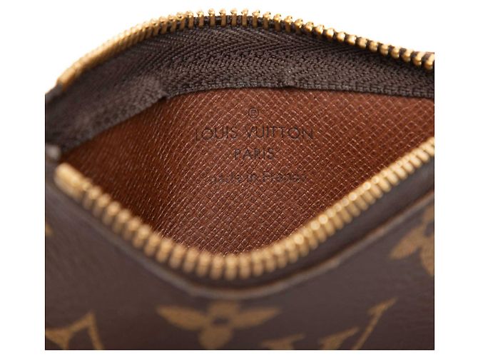 Pochette Clés Monogram marrón Louis Vuitton Castaño - vista 5