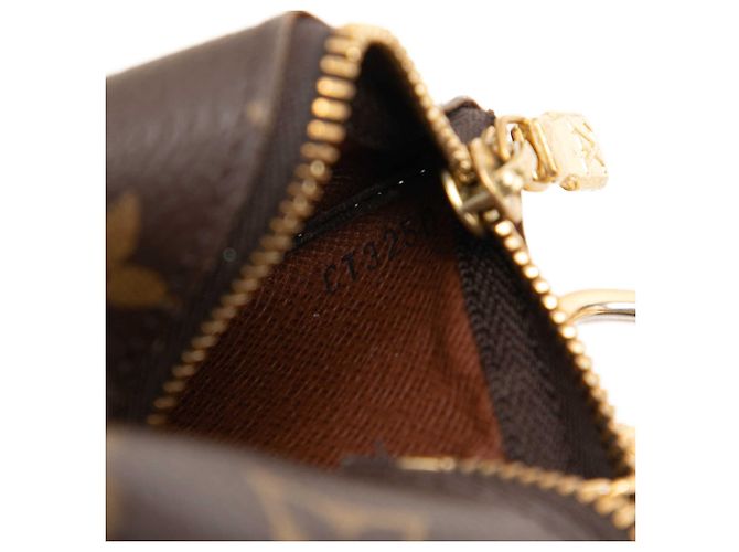 Pochette Clés Monogram marrón Louis Vuitton Castaño - vista 6