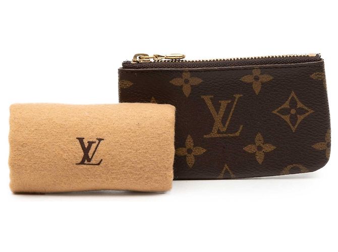 Pochette Clés Monogram marrón Louis Vuitton Castaño - vista 8