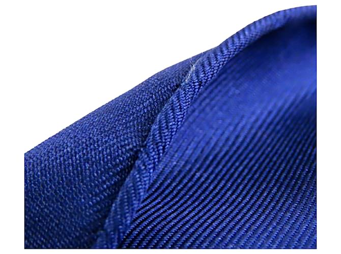 Sciarpa in seta Hermès Blue Memoire Hermes 90 Blu scuro - vista 6