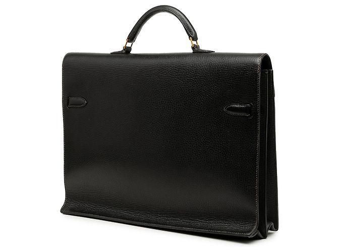 Hermès Black Ardennes Kelly Depeches 38 Nero - vista 2