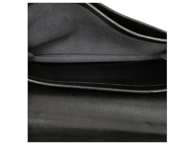 Hermès Black Ardennes Kelly Depeches 38 Nero - vista 4