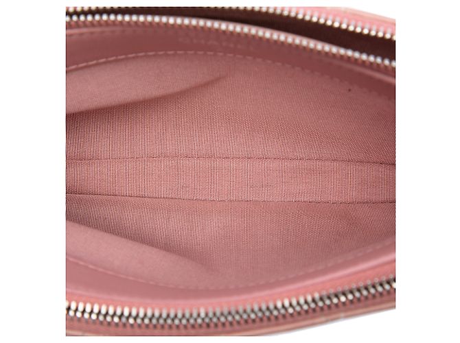 Clutch Chanel Pink Ombre in pelle di vitello con doppia zip e catena Rosa - vista 4