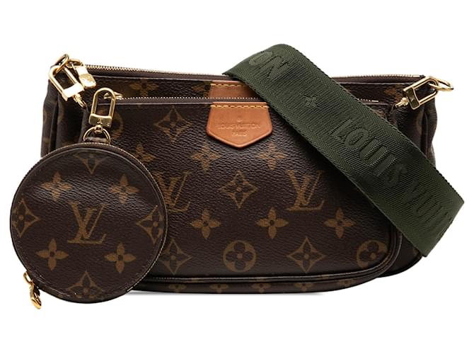 Louis Vuitton Marrone Monogram Multi Pochette Accessoires - vista 7