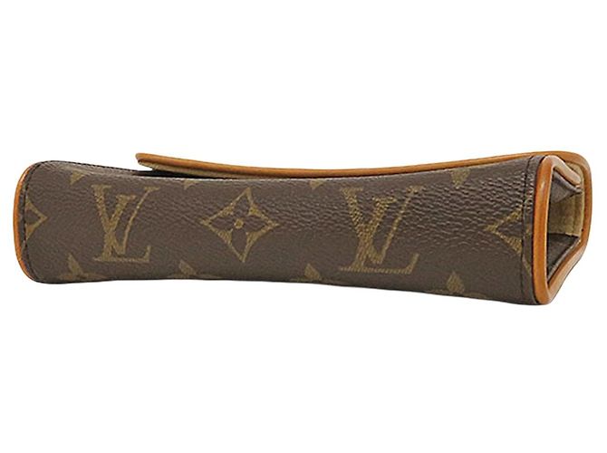Pochette Florentine Louis Vuitton Marrone Monogram - vista 3