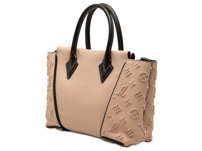 Louis Vuitton Tote BB in Veau Cachemire marrone Carne - vista 2