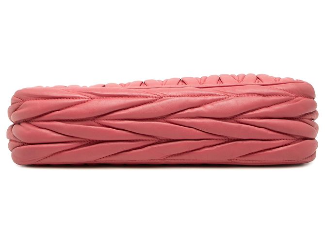 Borsa a tracolla Miu Miu Pink Matelasse Nappa Frame Rosa - vista 3