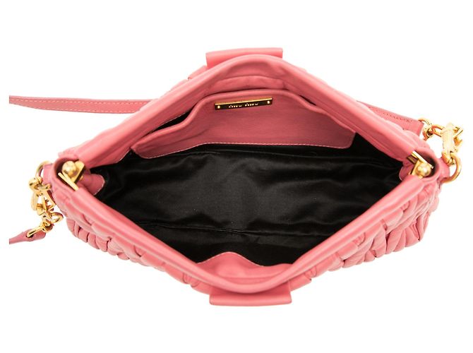 Borsa a tracolla Miu Miu Pink Matelasse Nappa Frame Rosa - vista 4