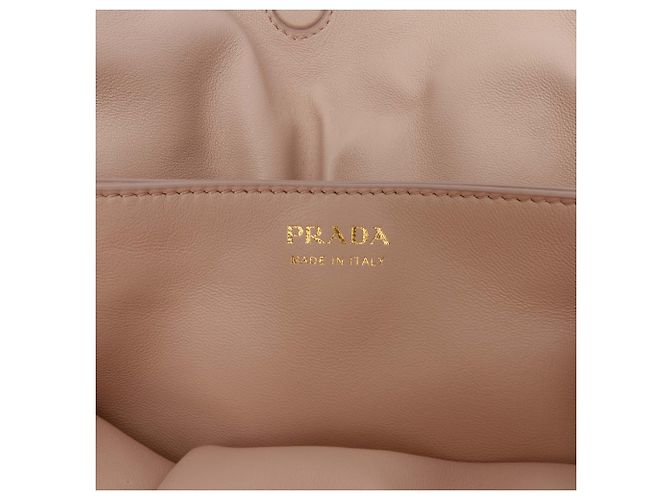 Borsa a tracolla Prada Dada piccola in nappa rosa - vista 5