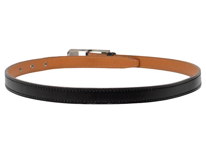 Cintura Hermès Black Box Calf Kelly Ardillon Nero - vista 3
