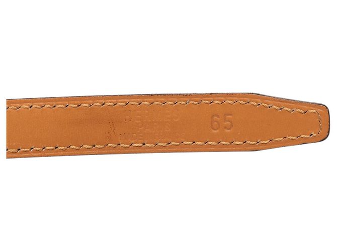 Cintura Hermès Black Box Calf Kelly Ardillon Nero - vista 7