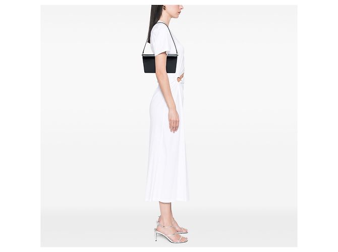 Céline Borsa a tracolla Celine Trapeze Strass Triomphe in pelle di vitello lucida nera Nero - vista 6