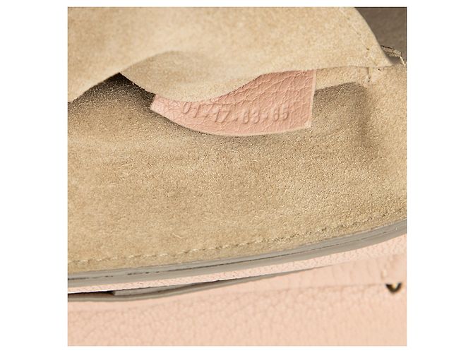 Chloé Borsa a tracolla Drew in agnello martellato marrone Carne - vista 6