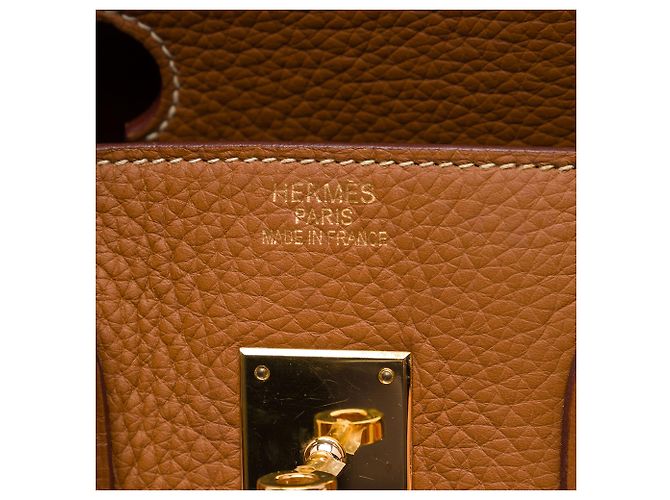Hermès Marrone Togo Birkin Retourne 35 - vista 5