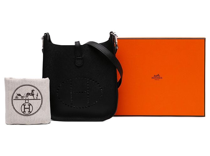 Hermès Black Epsom Evelyne I 16 Amazone Nero - vista 7