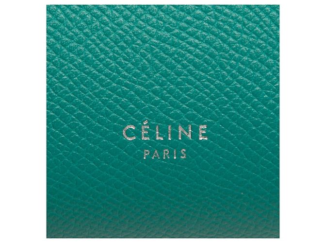 Belt Bag Céline Borsa Belt in pelle di vitello micro granulata verde Celine - vista 5