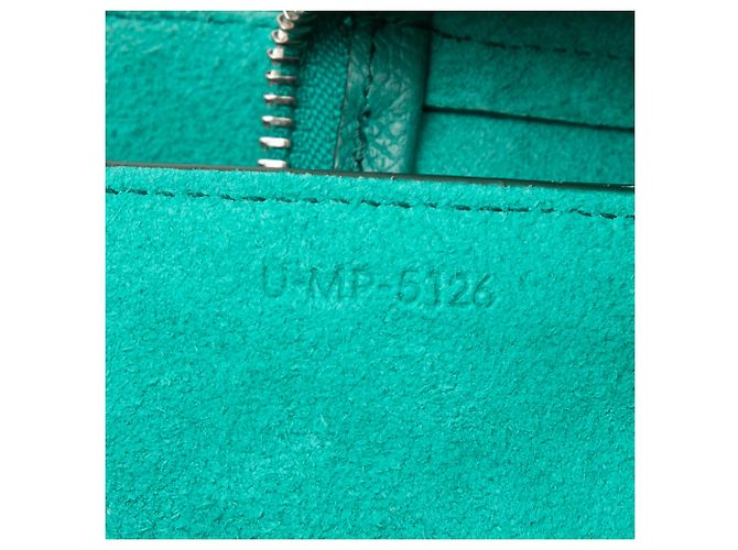 Belt Bag Céline Borsa Belt in pelle di vitello micro granulata verde Celine - vista 6