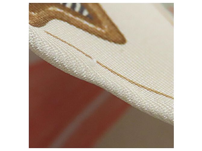 Hermès Seidentuch Twilly Beige Funny Ice Cream - Ansicht 10