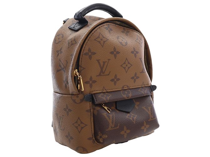 Louis Vuitton Marrón Monogram Reverse Mini Palm Springs Castaño - vista 2