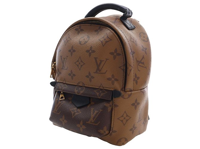 Louis Vuitton Marrón Monogram Reverse Mini Palm Springs Castaño - vista 3