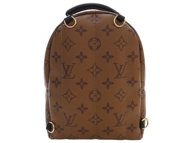 Louis Vuitton Marrón Monogram Reverse Mini Palm Springs Castaño - vista 4