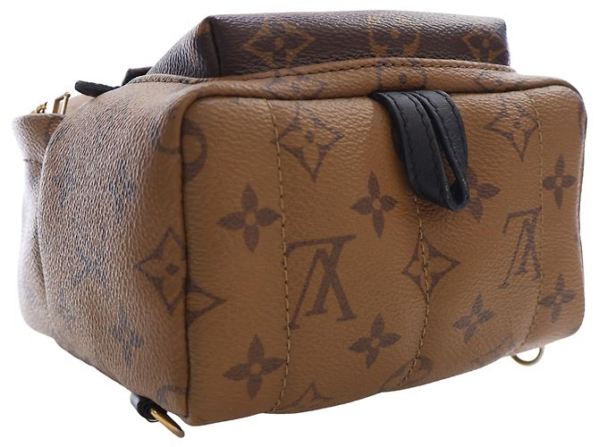 Louis Vuitton Marrón Monogram Reverse Mini Palm Springs Castaño - vista 5