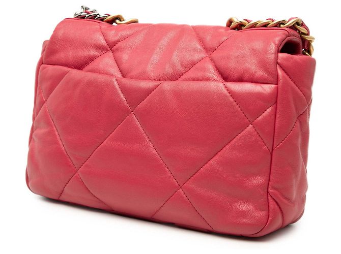 Chanel Pink Medium Lambskin 19 Flap - view 2