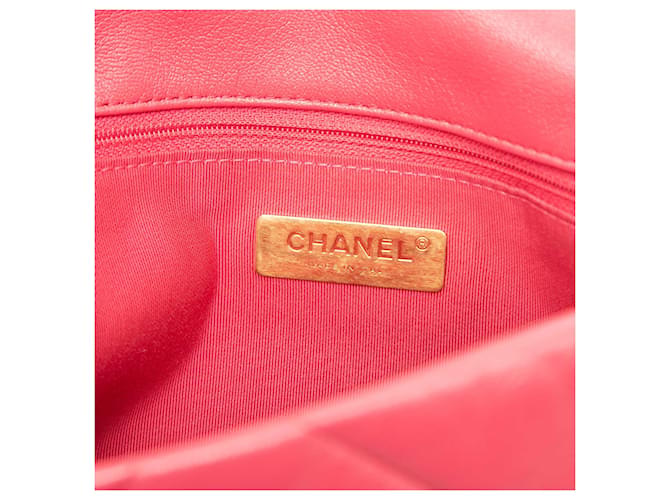Chanel Pink Medium Lambskin 19 Flap - view 5