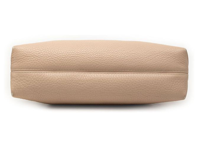 Salvatore Ferragamo Bolsa de ombro Ferragamo em couro granulado marrom Carne - vista 3