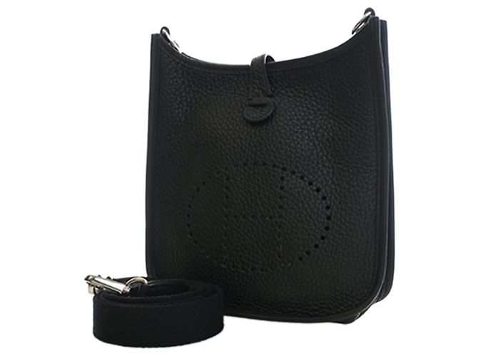 Hermès Black Clemence Evelyne 16 Amazone Nero - vista 2