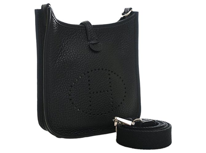 Hermès Black Clemence Evelyne 16 Amazone Nero - vista 3