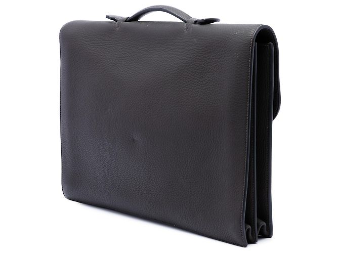 Hermès Borsa Togo Sac A Depeches Verso 38 Marrone Marrone scuro - vista 2