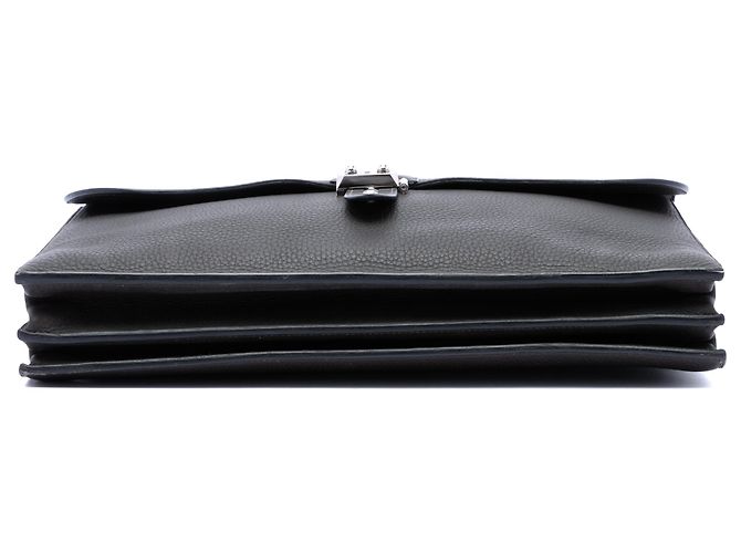 Hermès Borsa Togo Sac A Depeches Verso 38 Marrone Marrone scuro - vista 3