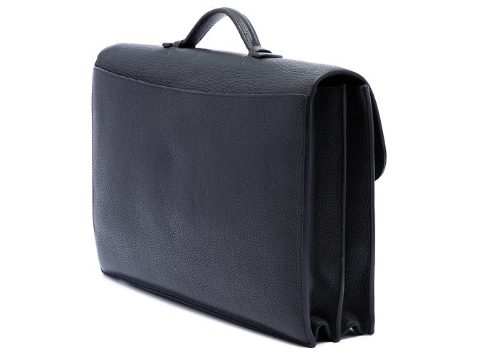 Hermès Sac a Depeches 41 in Togo nero - vista 2
