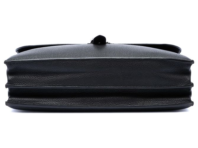 Hermès Sac a Depeches 41 in Togo nero - vista 3