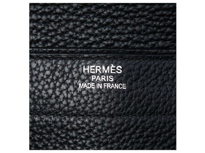 Hermès Sac a Depeches 41 in Togo nero - vista 5