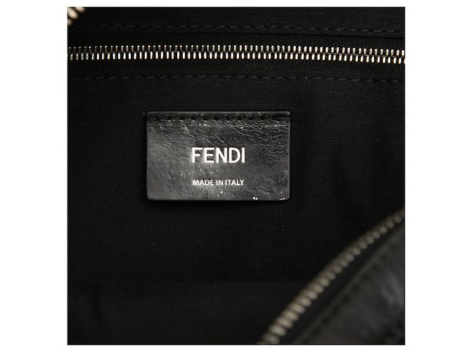 Fendi Black Mini Kalbsleder Rucksack By The Way Schwarz - Ansicht 5
