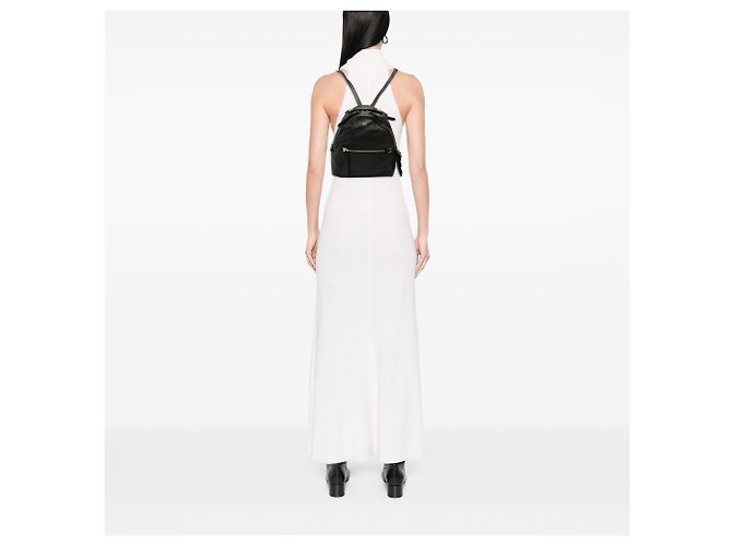 Fendi Black Mini Kalbsleder Rucksack By The Way Schwarz - Ansicht 8