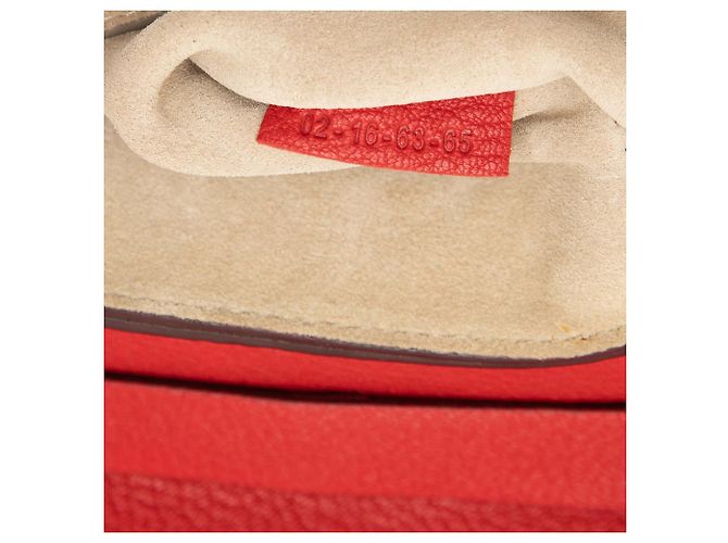 Chloé Drew Umhängetasche aus Leder rot mini - Ansicht 6