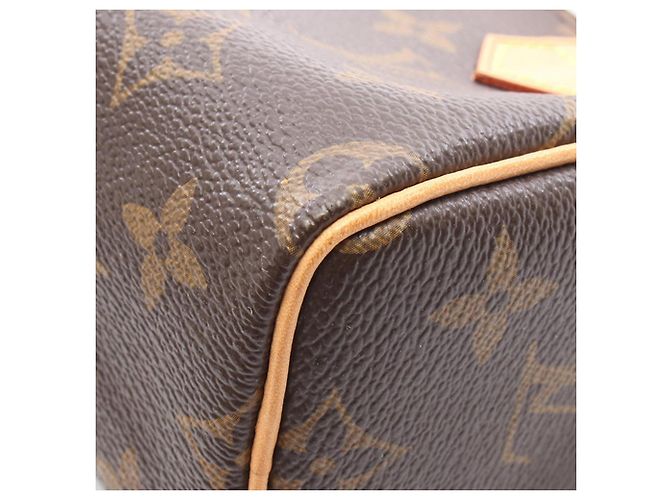 Louis Vuitton Brown Monogram Mini Speedy HL Marrone - vista 6