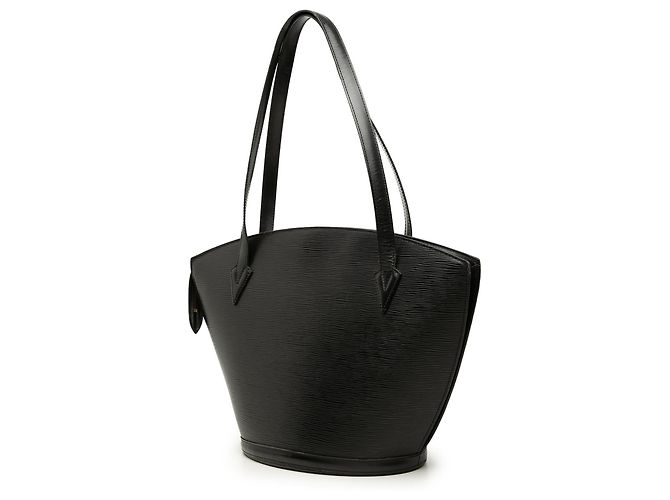 Louis Vuitton Borsa Saint Jacques GM in pelle Epi nera con tracolla lunga Nero - vista 2