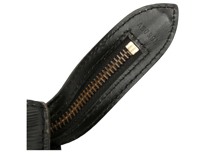 Louis Vuitton Borsa Saint Jacques GM in pelle Epi nera con tracolla lunga Nero - vista 6