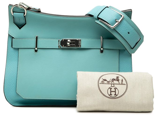 Hermès Blue Clemence e Swift Jypsiere 31 Turchese - vista 7