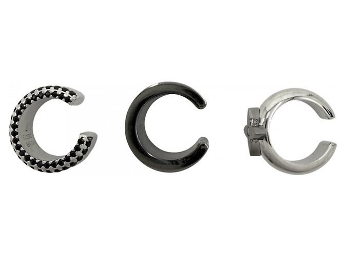 Louis Vuitton Silver Earcuff Silvery - view 2