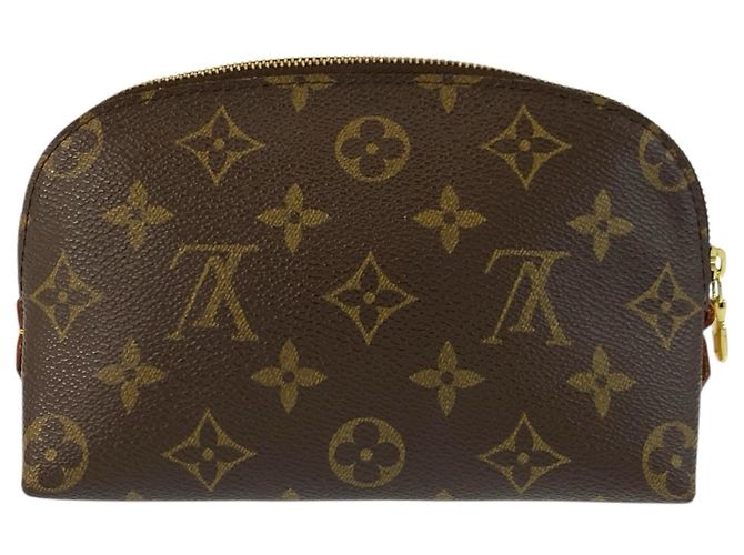 Louis Vuitton Monogram Pochette Cosmetic PM Marrone - vista 2