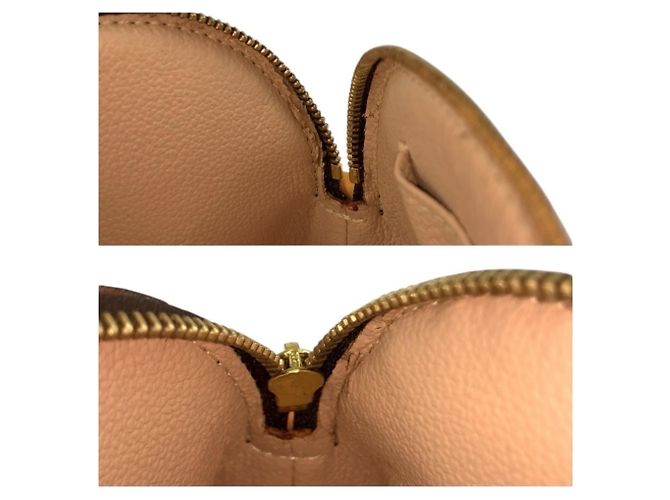 Louis Vuitton Monogram Pochette Cosmetic PM Marrone - vista 6